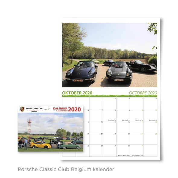 Porsche Classic Club Belgium kalender